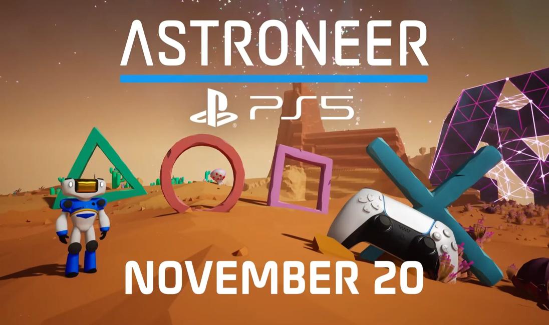 Astroneer launches on PS5 November 20