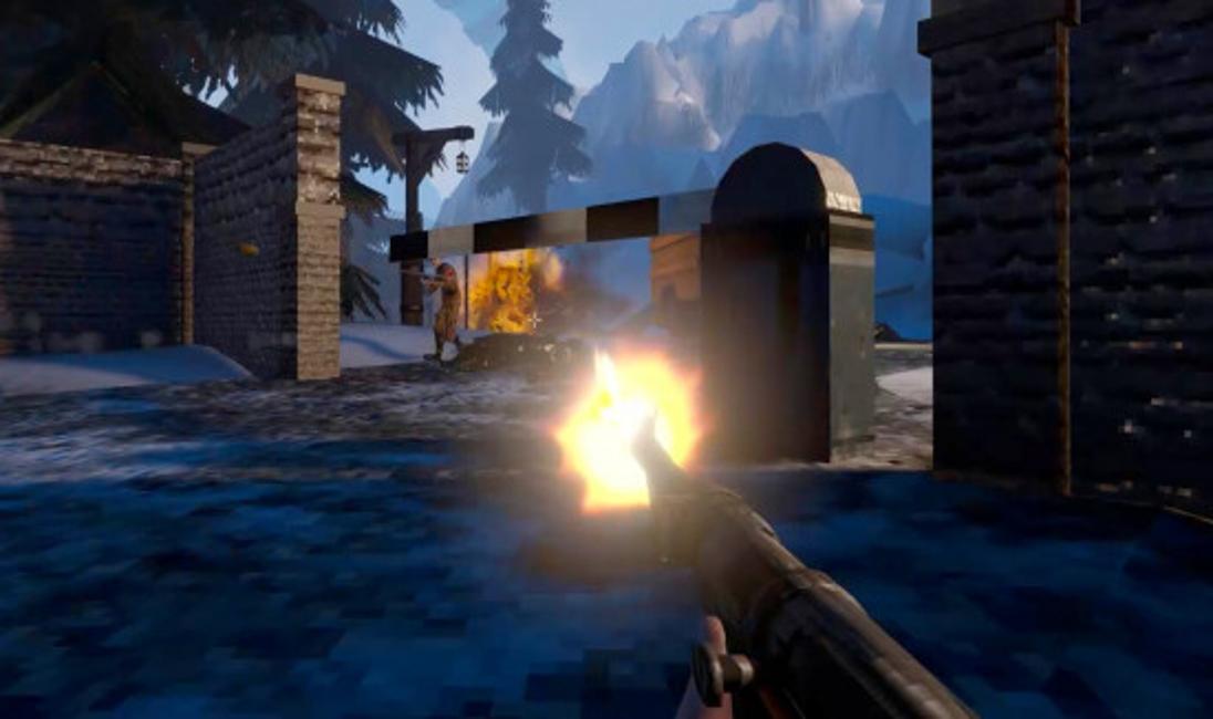 Nazi-blasting boomer shooter lets you avenge your stolen dog in Wolfenstein style